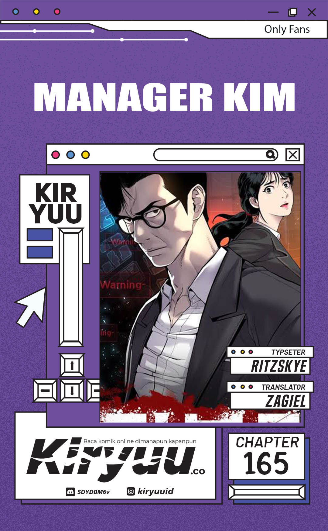 Halaman 1 dari Manager Kim Chapter 165