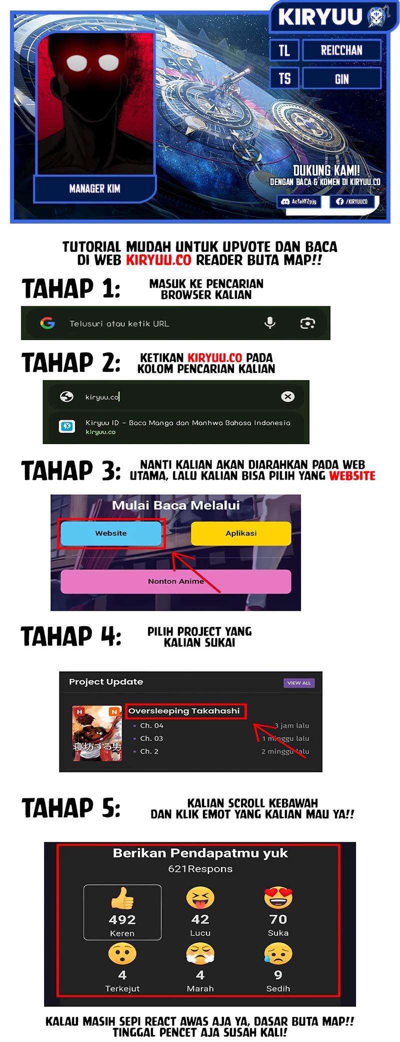 Halaman 1 dari Manager Kim Chapter 172