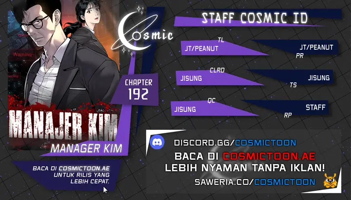 Halaman 1 dari Manager Kim Chapter 192