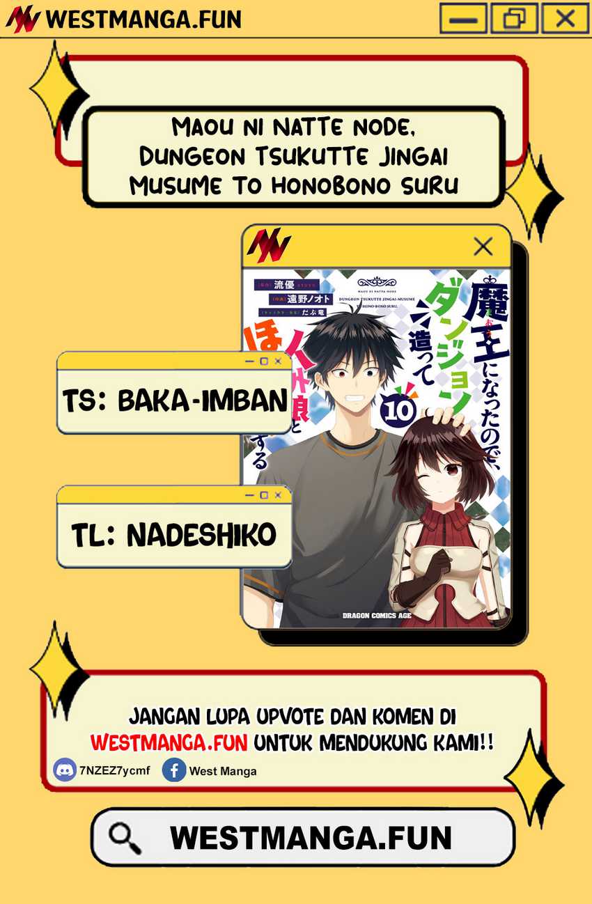 Halaman 3 dari Maou ni Natta node, Dungeon Tsukutte Jingai Musume to Honobono Suru Chapter 75.2