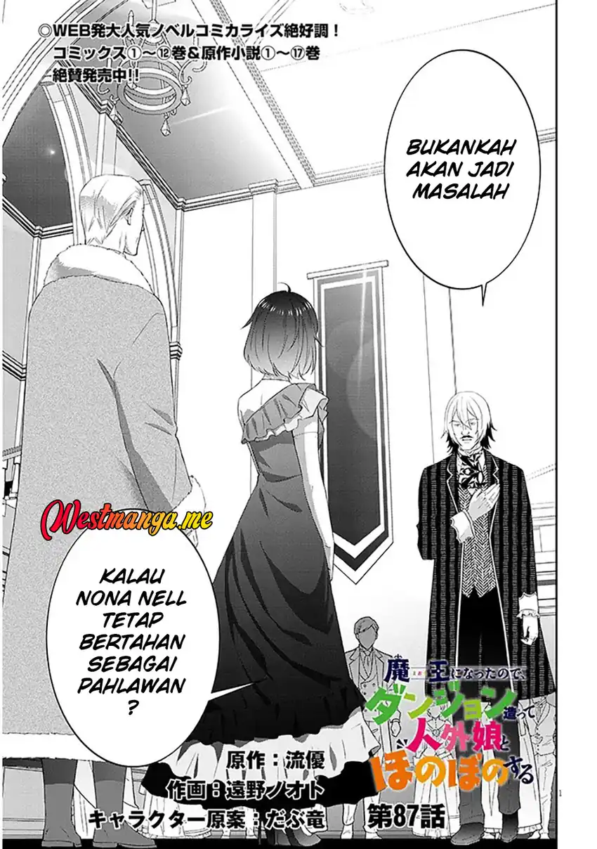 Halaman 2 dari Maou ni Natta node, Dungeon Tsukutte Jingai Musume to Honobono Suru Chapter 87.1