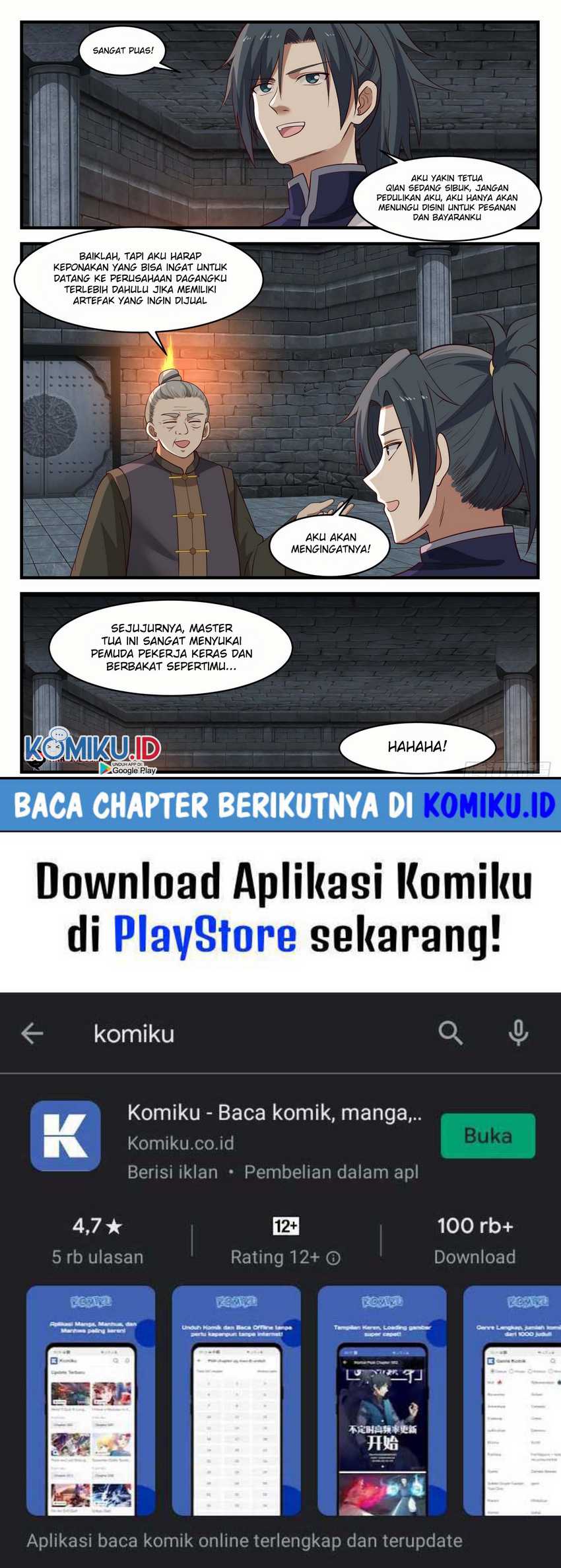 Halaman 14 dari Martial Peak Chapter 1000