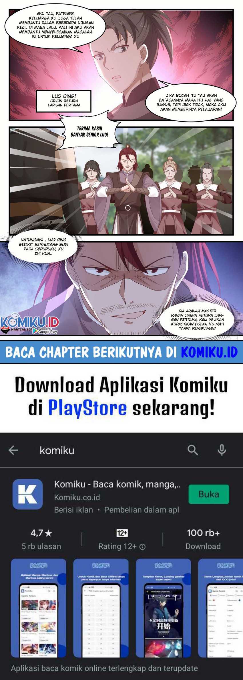 Halaman 14 dari Martial Peak Chapter 1038