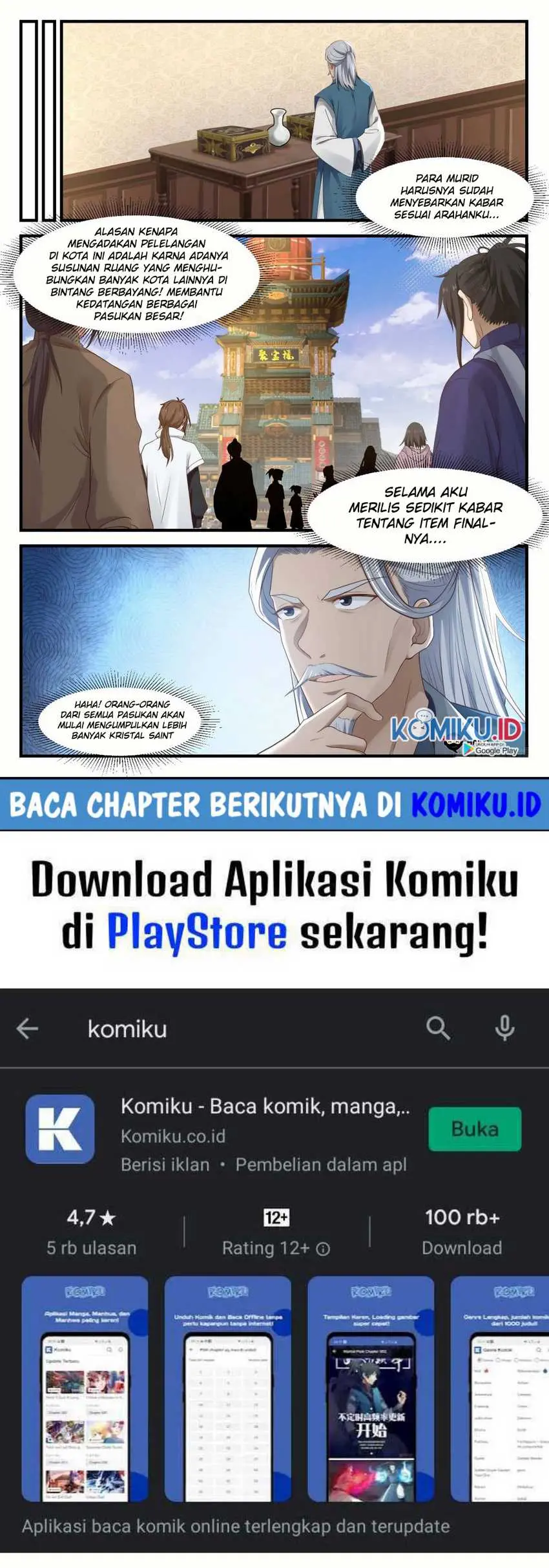 Halaman 14 dari Martial Peak Chapter 1050