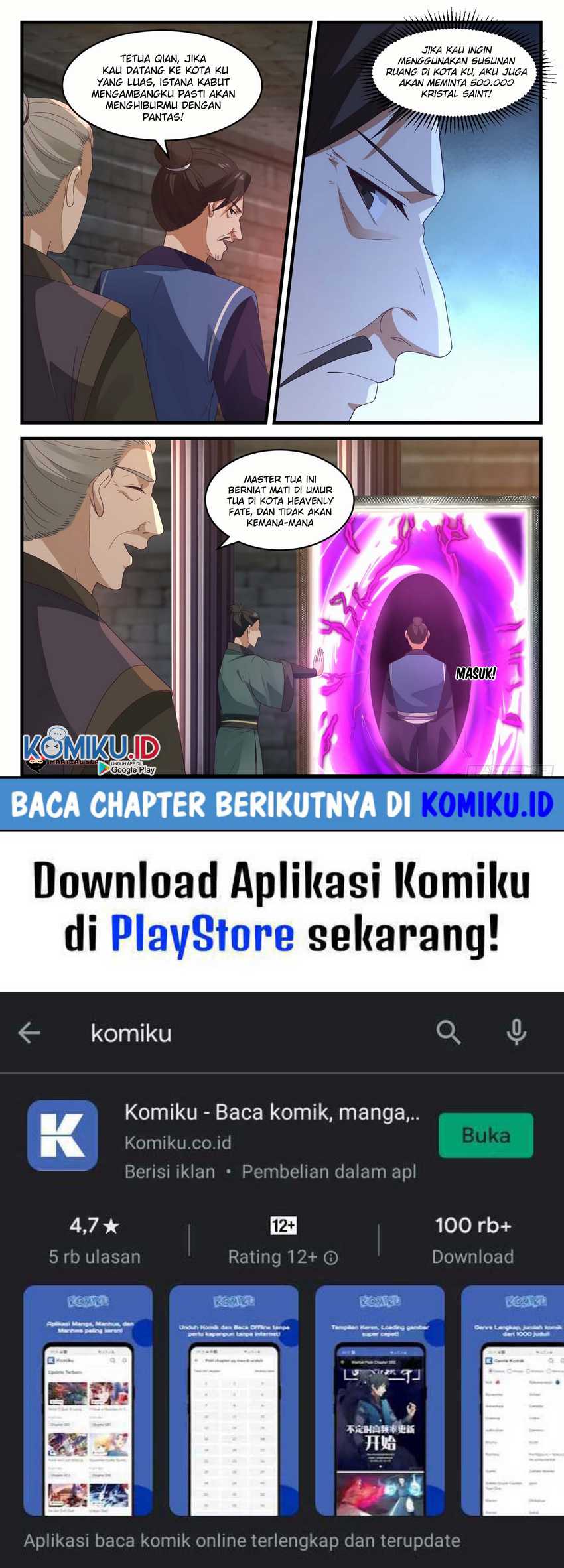 Halaman 14 dari Martial Peak Chapter 1051
