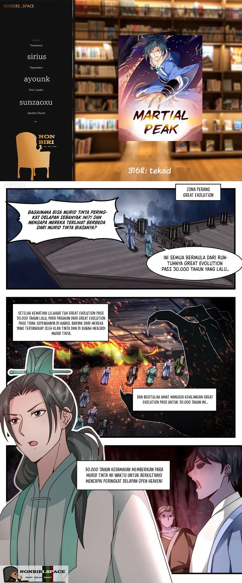 Halaman 1 dari Martial Peak Chapter 3168