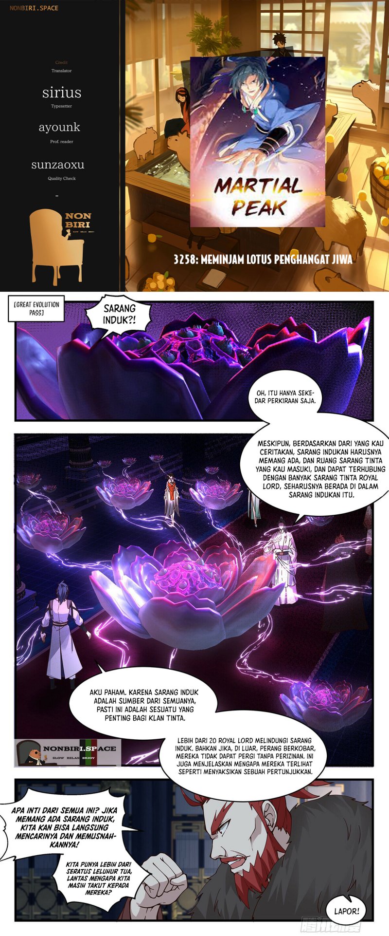 Halaman 1 dari Martial Peak Chapter 3258