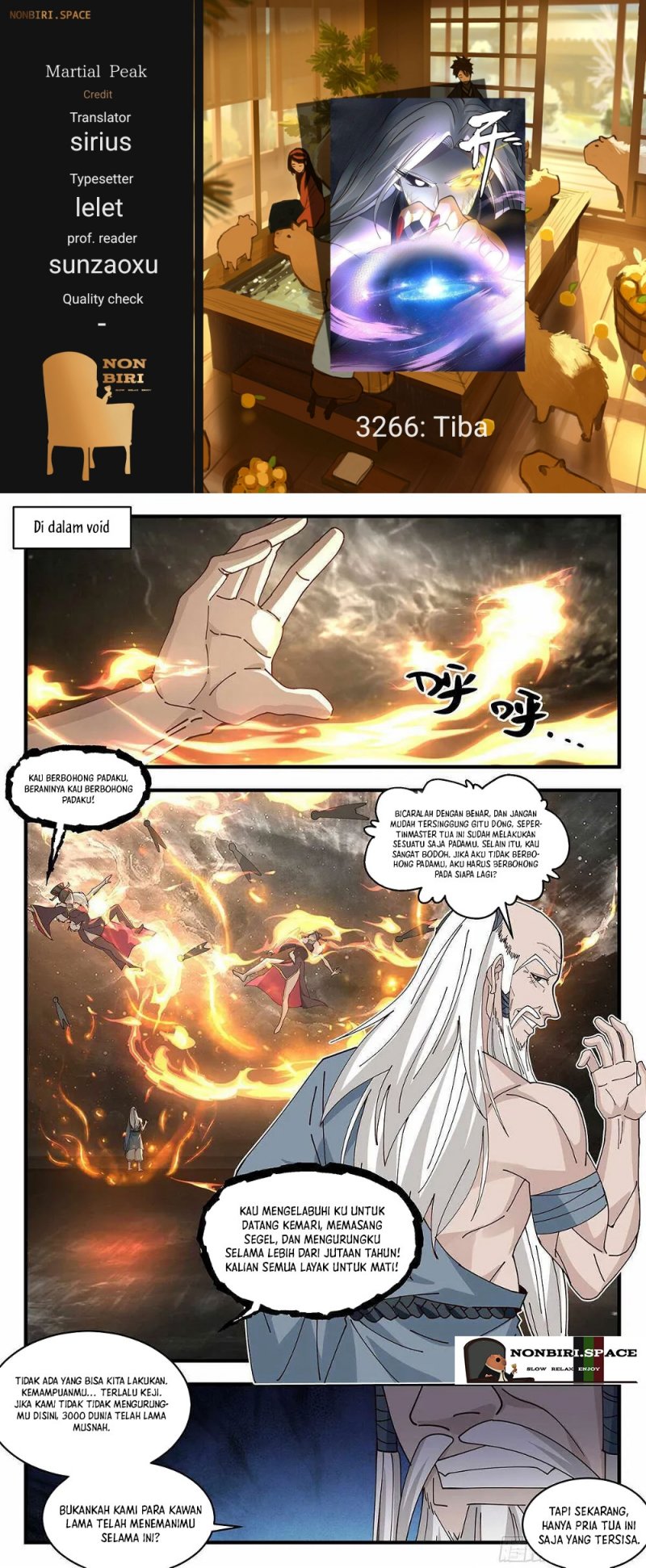 Halaman 1 dari Martial Peak Chapter 3266