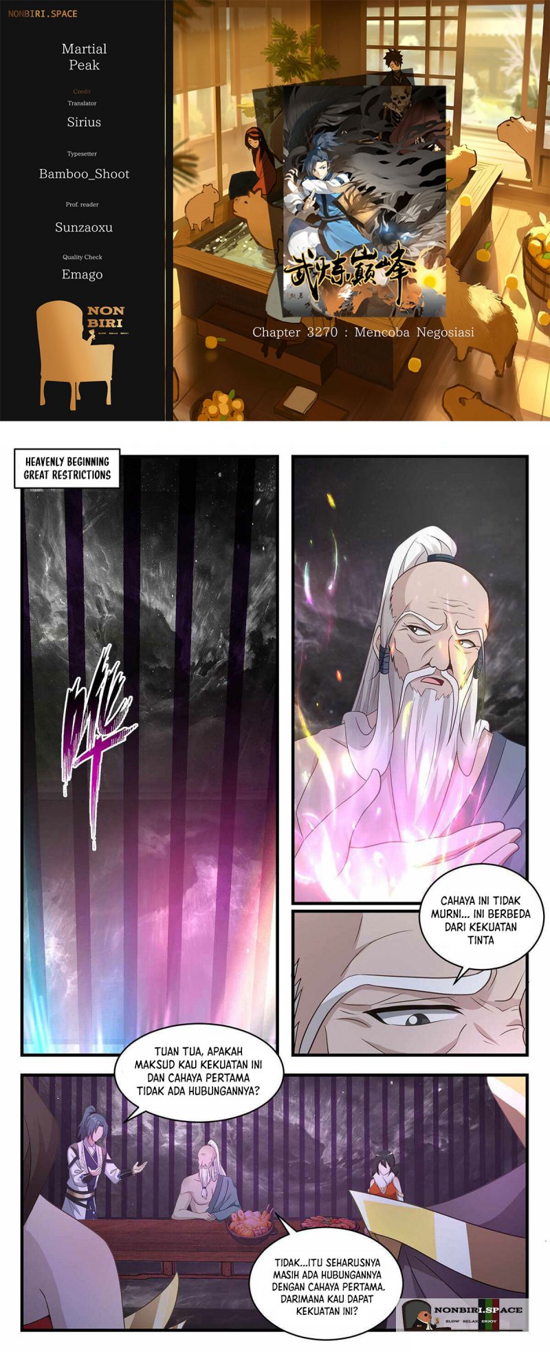 Halaman 1 dari Martial Peak Chapter 3270