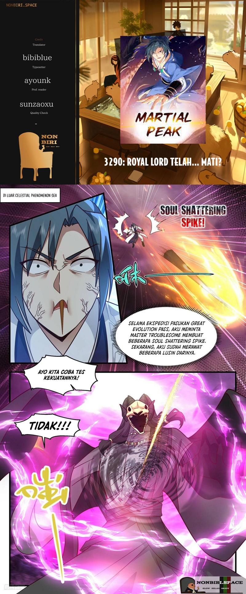 Halaman 1 dari Martial Peak Chapter 3290