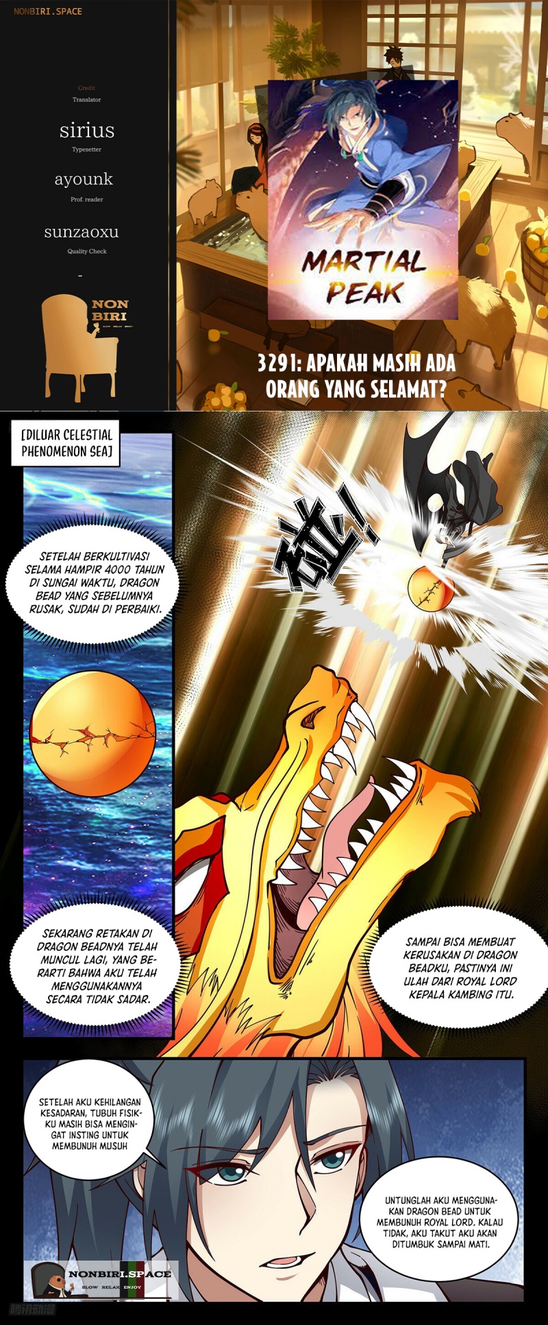 Halaman 1 dari Martial Peak Chapter 3291