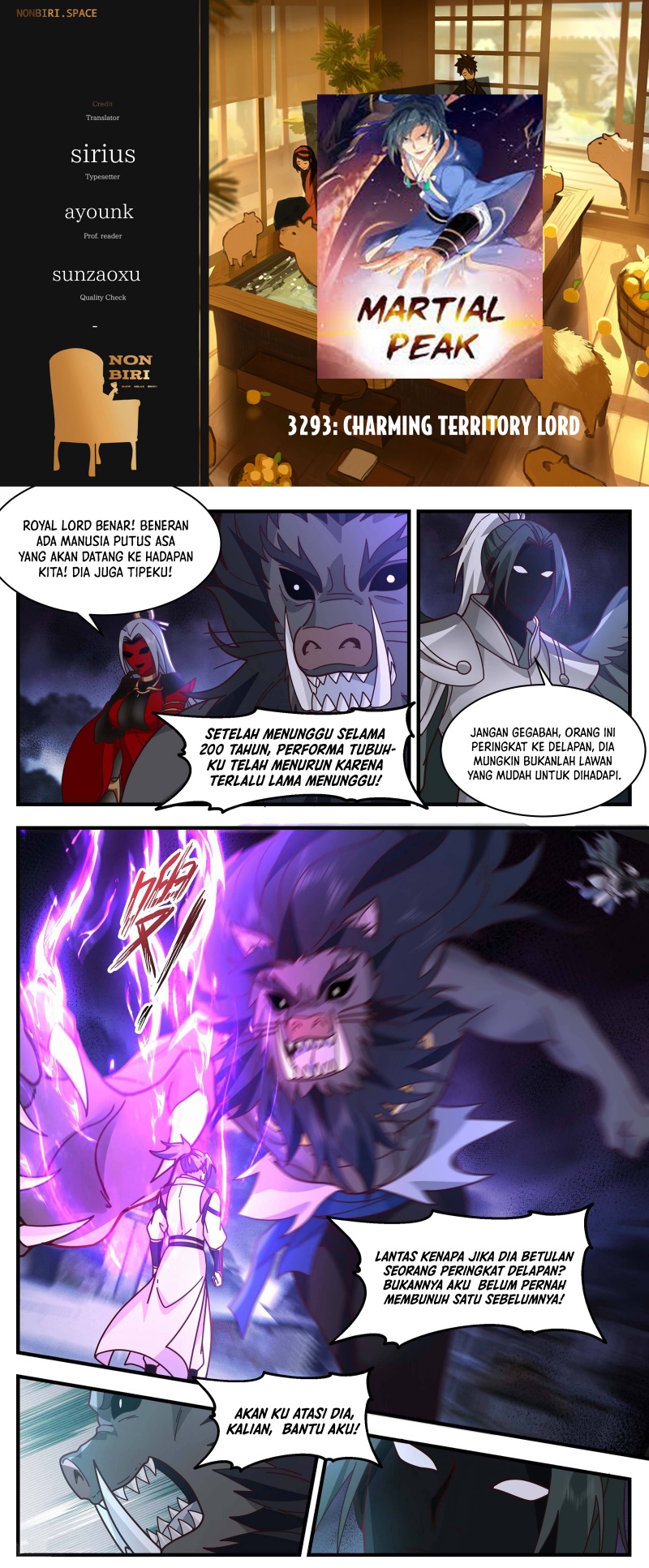 Halaman 1 dari Martial Peak Chapter 3293