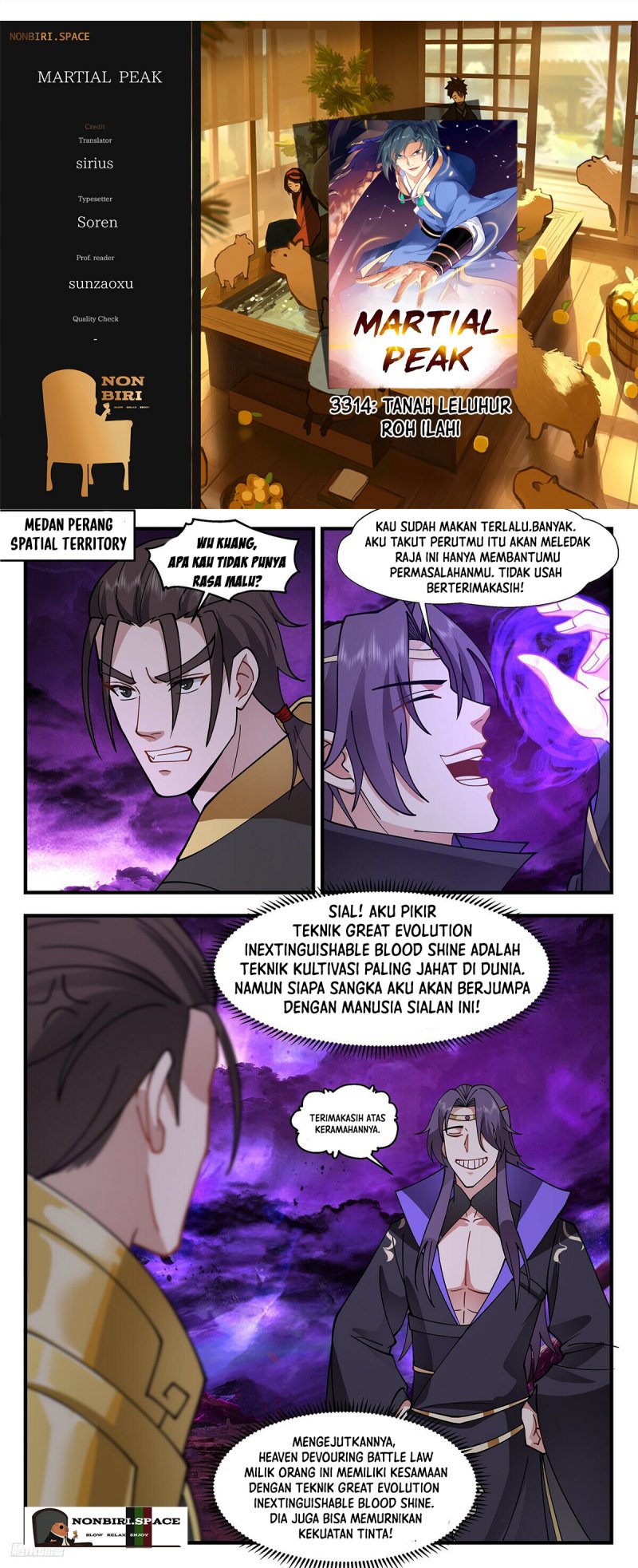 Halaman 1 dari Martial Peak Chapter 3314