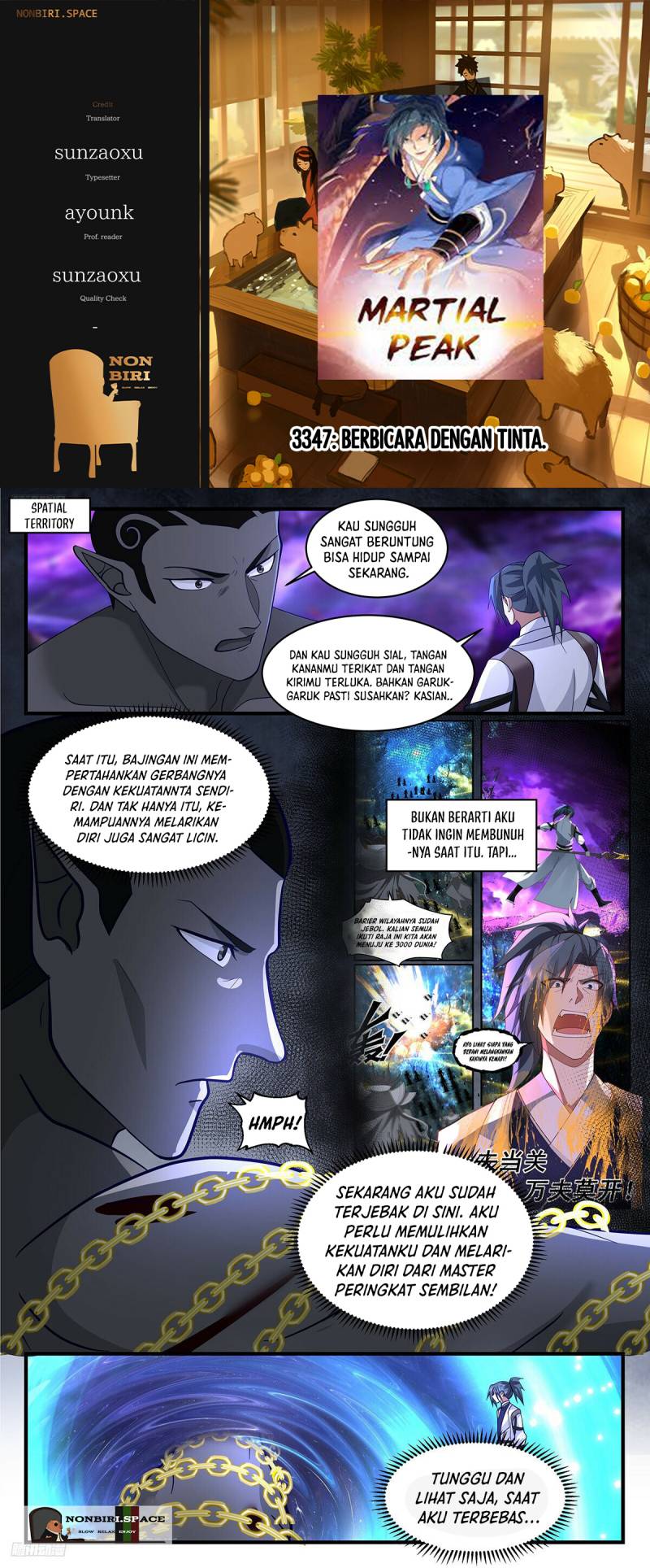 Halaman 1 dari Martial Peak Chapter 3347