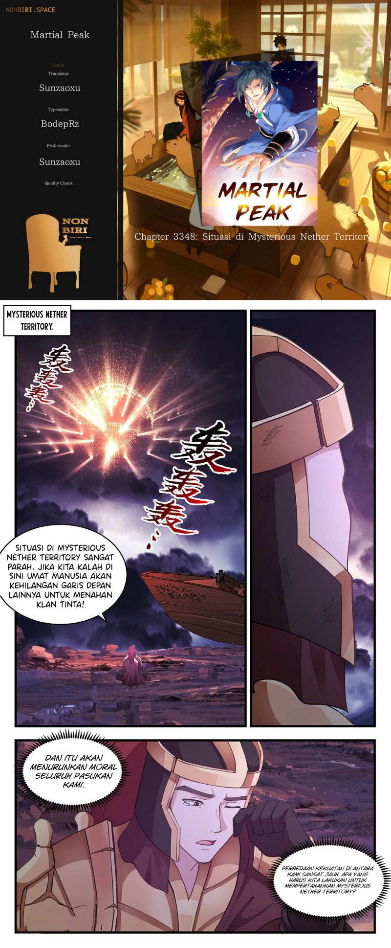 Halaman 1 dari Martial Peak Chapter 3348