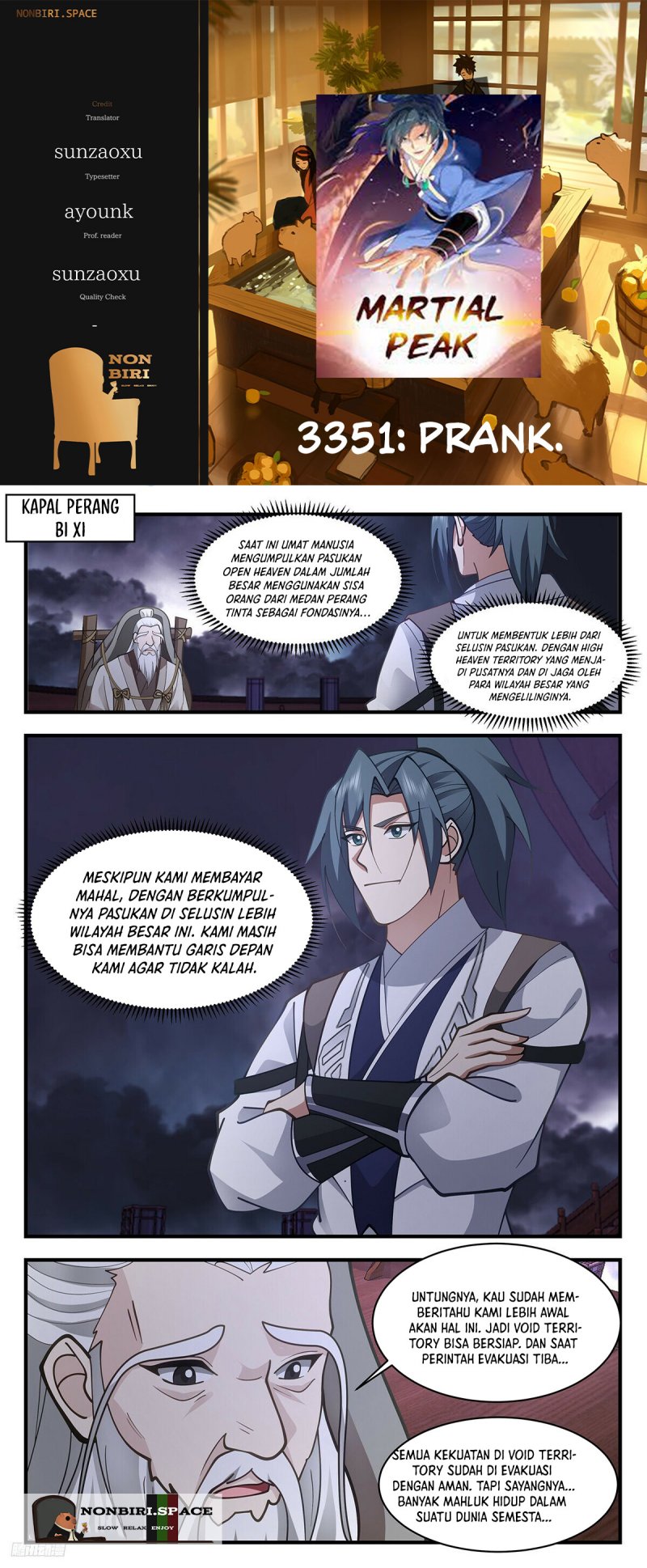 Halaman 1 dari Martial Peak Chapter 3351