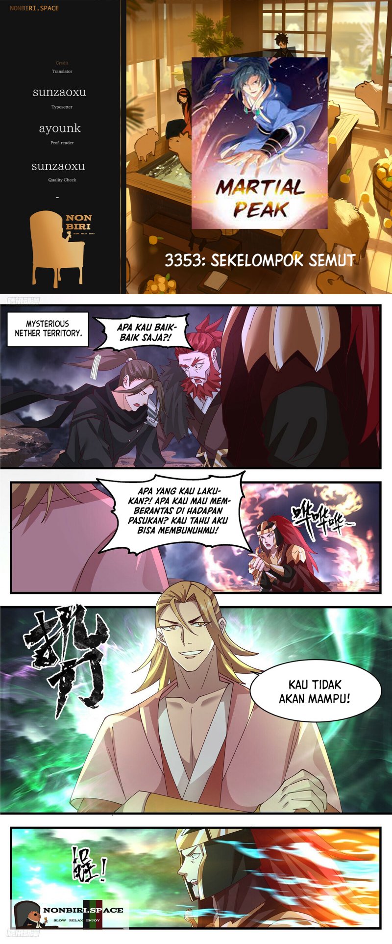 Halaman 1 dari Martial Peak Chapter 3353
