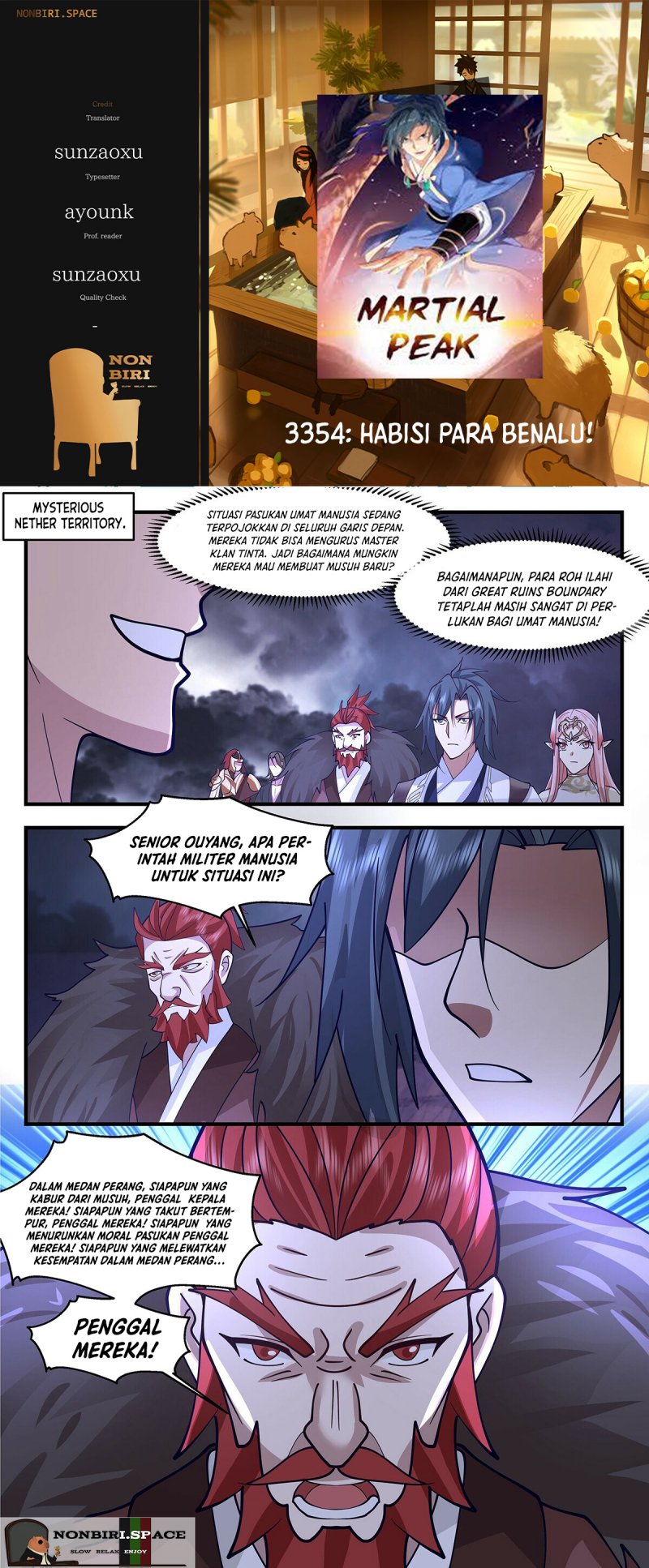 Halaman 1 dari Martial Peak Chapter 3354