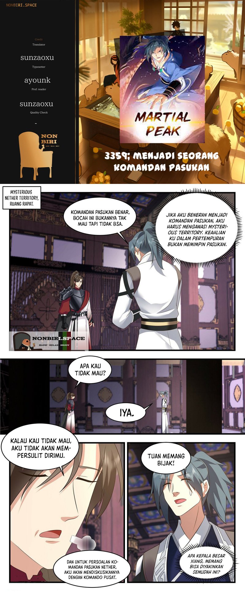 Halaman 1 dari Martial Peak Chapter 3359