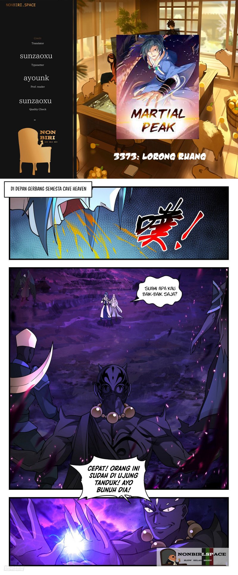 Halaman 1 dari Martial Peak Chapter 3373