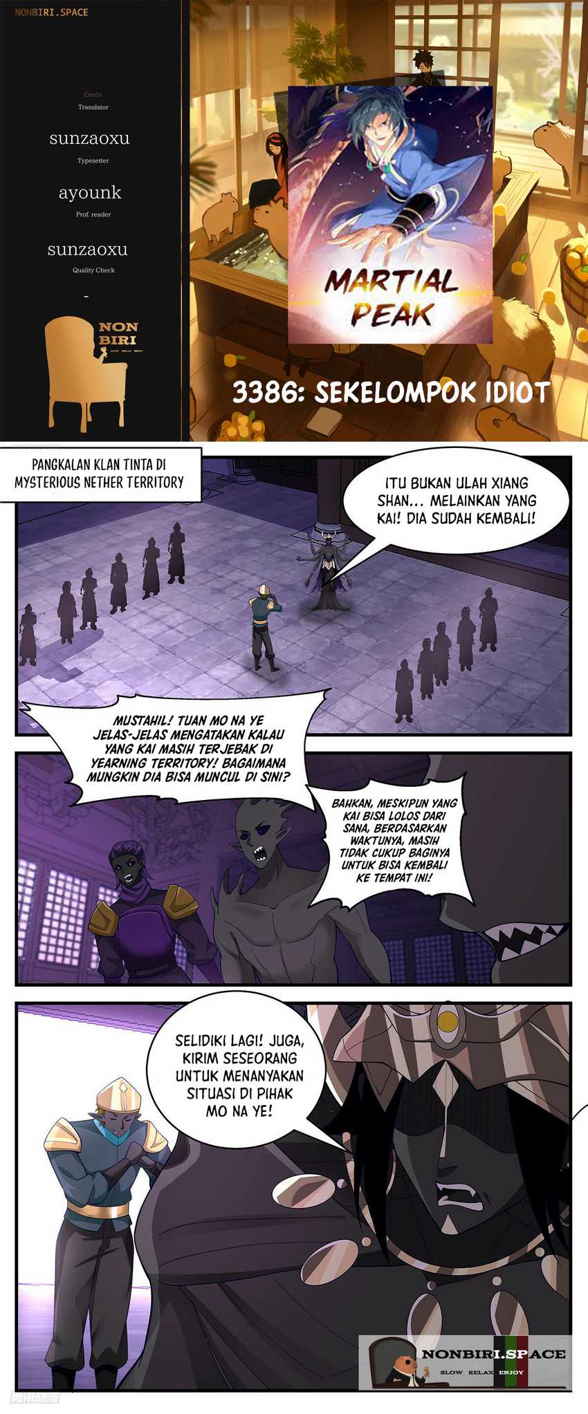 Halaman 1 dari Martial Peak Chapter 3386
