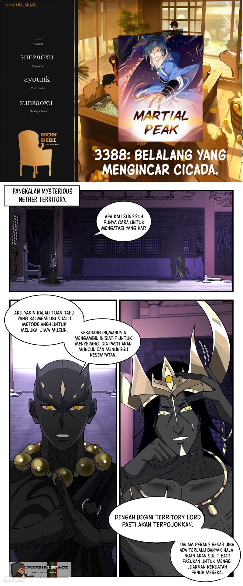 Halaman 1 dari Martial Peak Chapter 3388