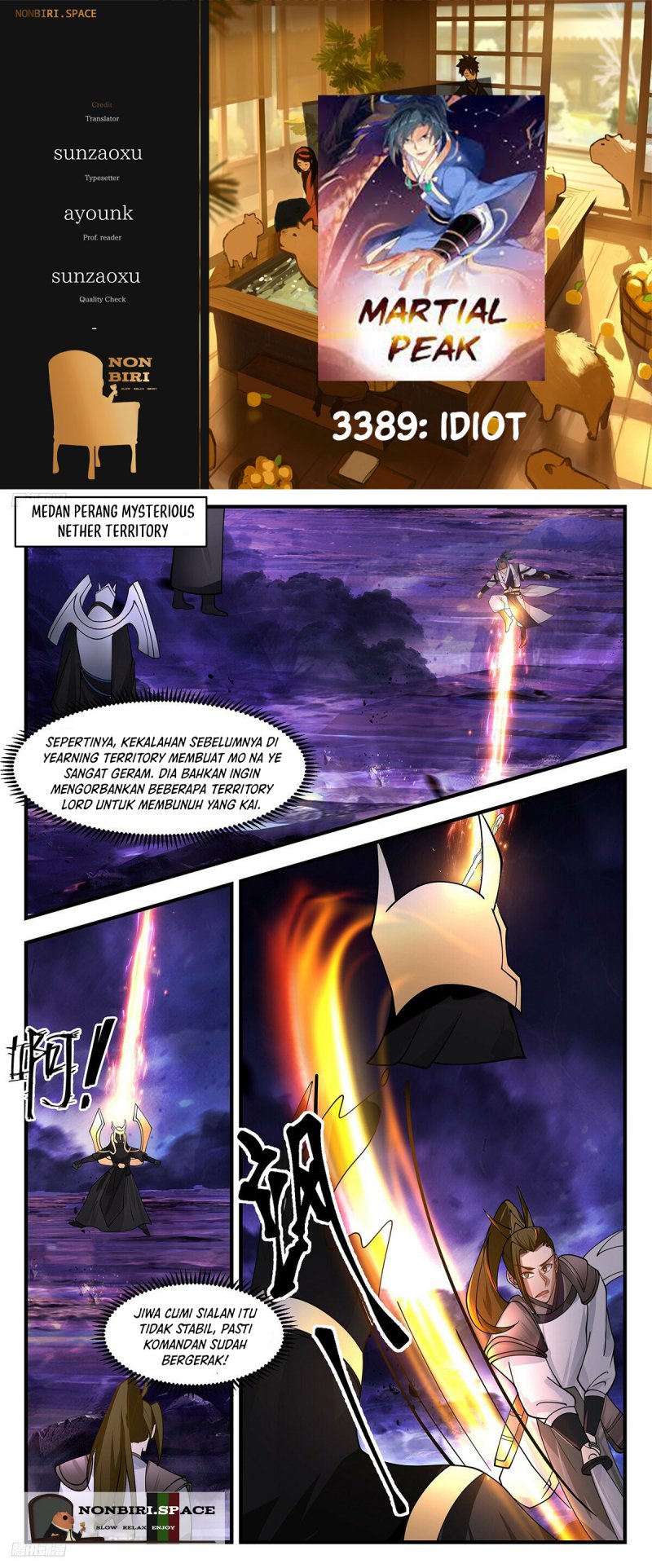 Halaman 1 dari Martial Peak Chapter 3389
