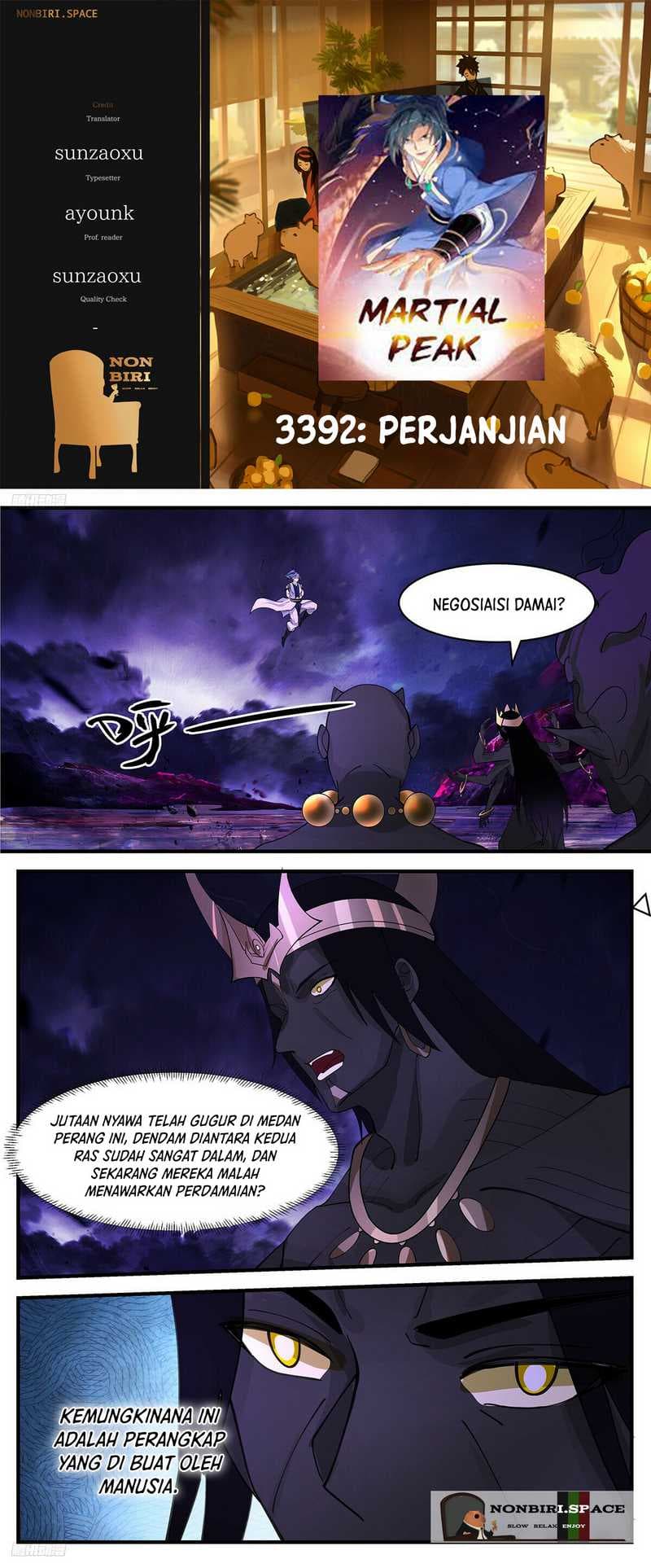 Halaman 1 dari Martial Peak Chapter 3392