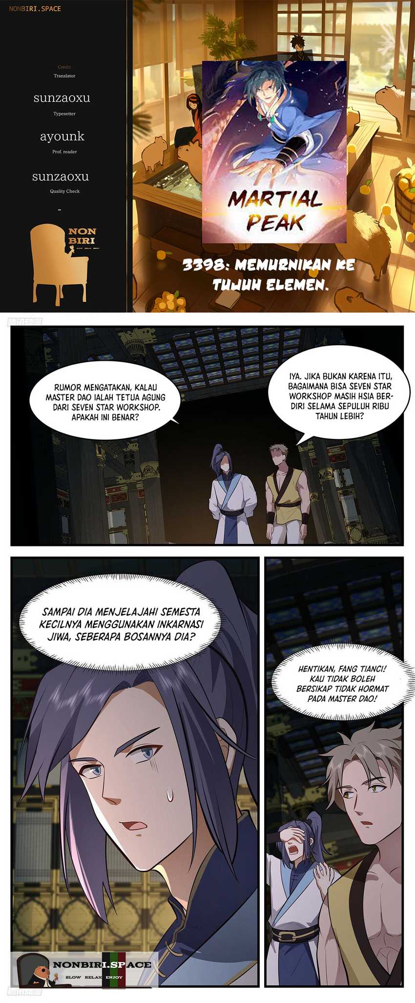 Halaman 1 dari Martial Peak Chapter 3398
