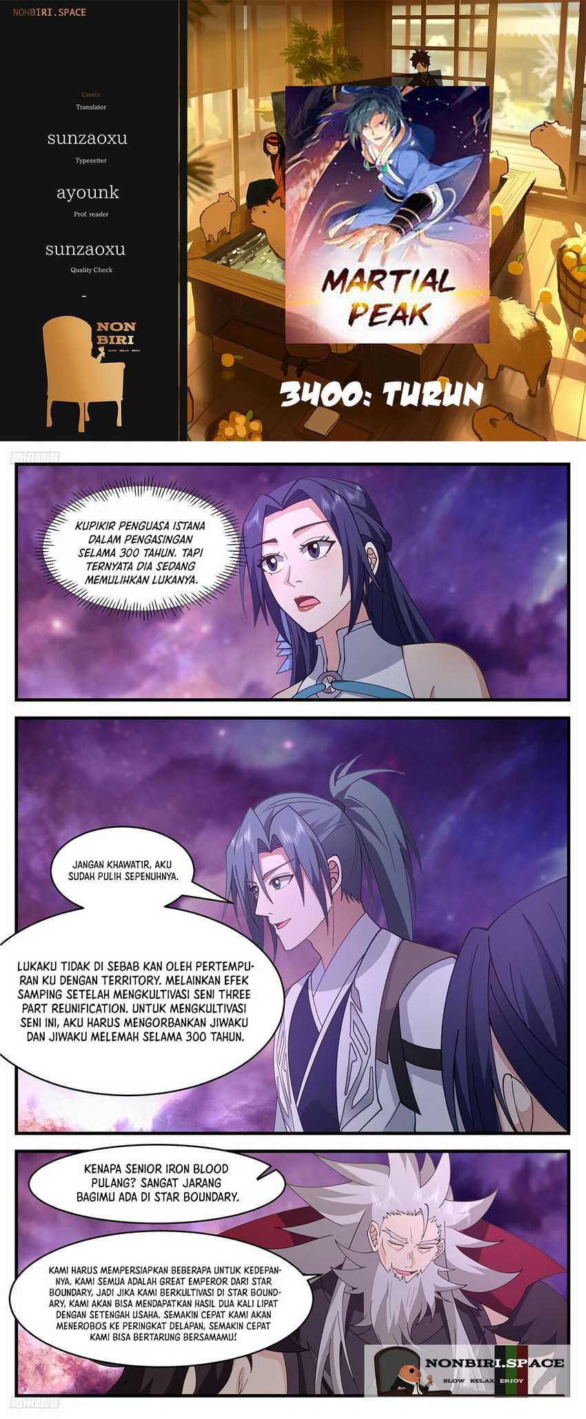 Halaman 1 dari Martial Peak Chapter 3400