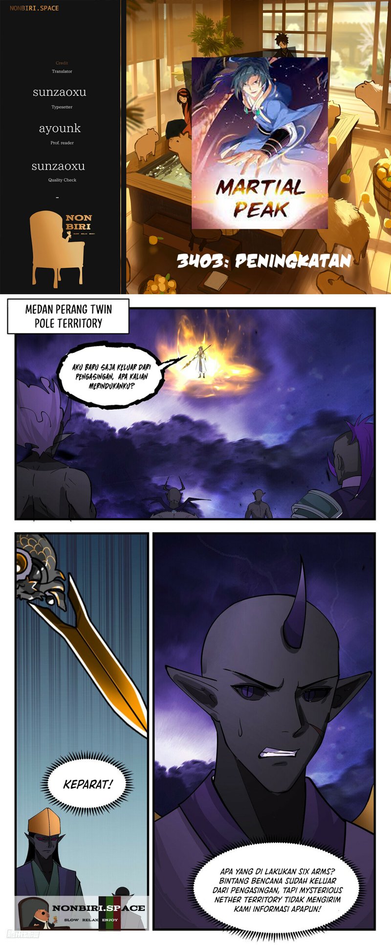 Halaman 1 dari Martial Peak Chapter 3403