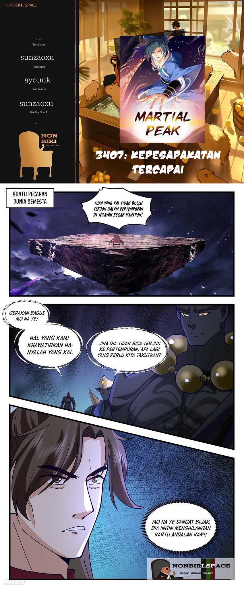 Halaman 1 dari Martial Peak Chapter 3407