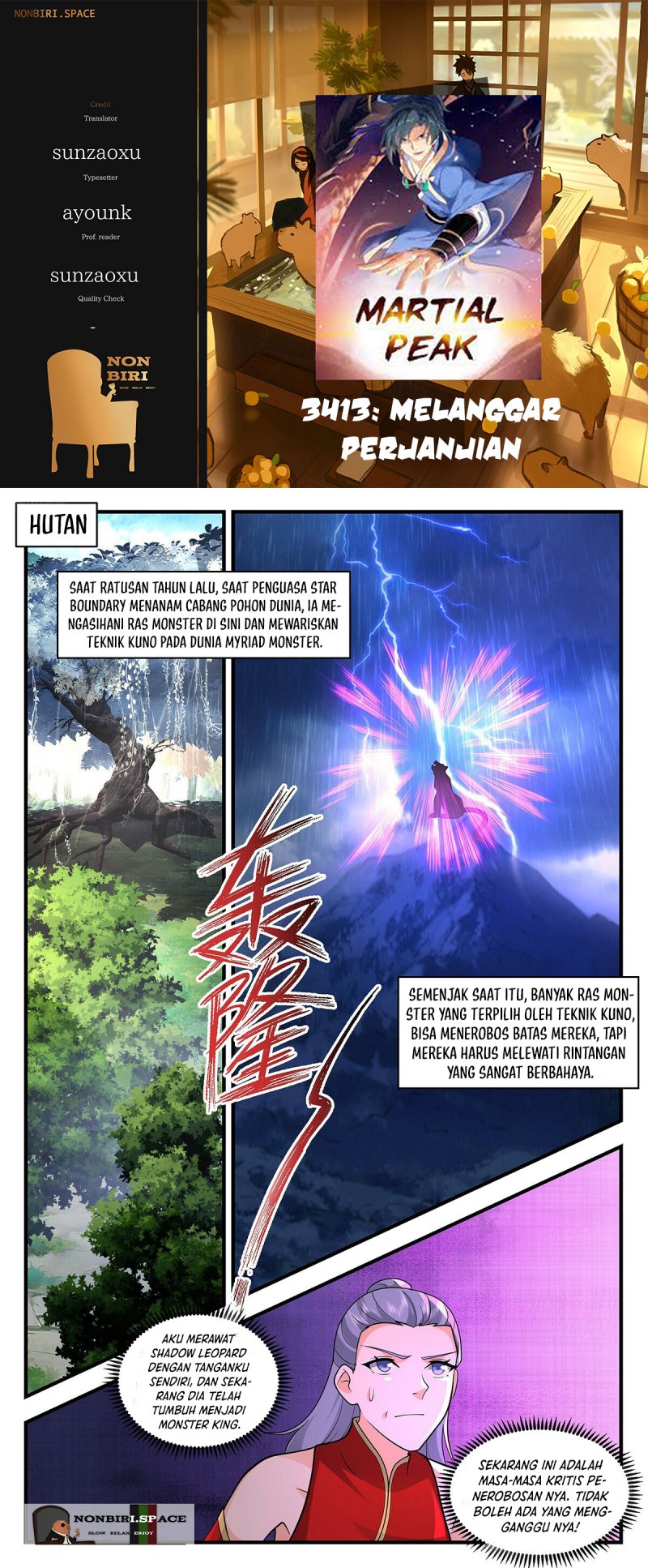 Halaman 1 dari Martial Peak Chapter 3413