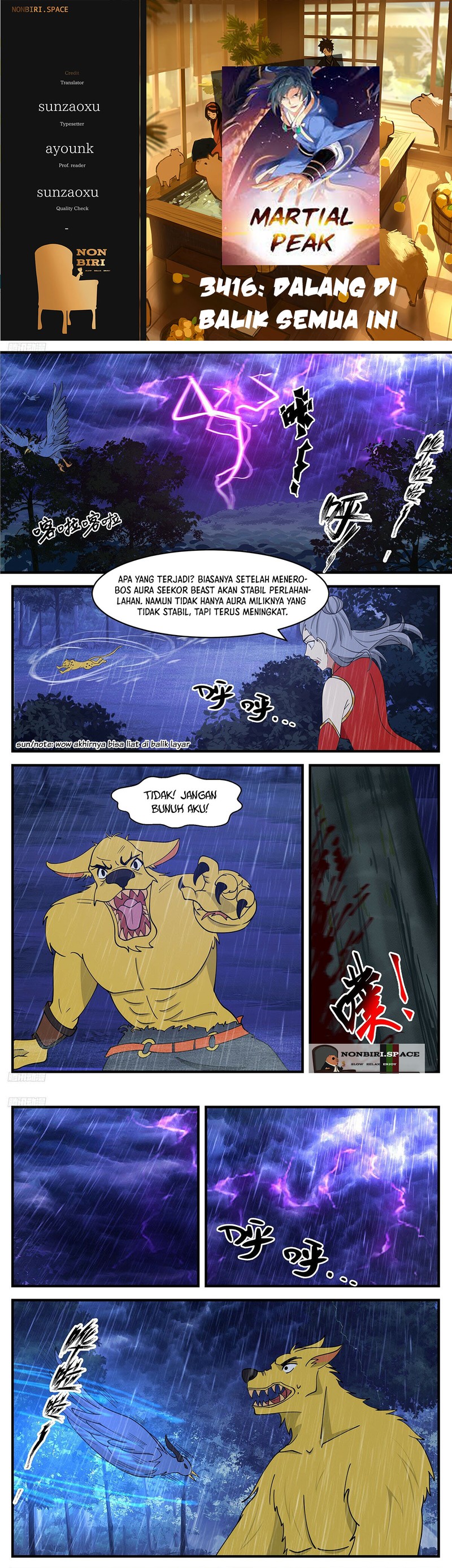 Halaman 1 dari Martial Peak Chapter 3416