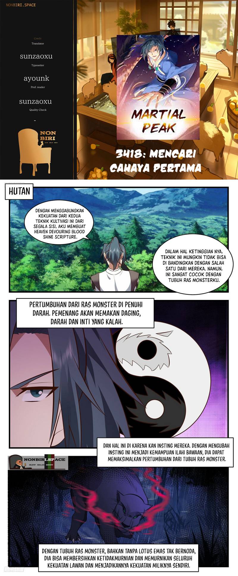 Halaman 1 dari Martial Peak Chapter 3418