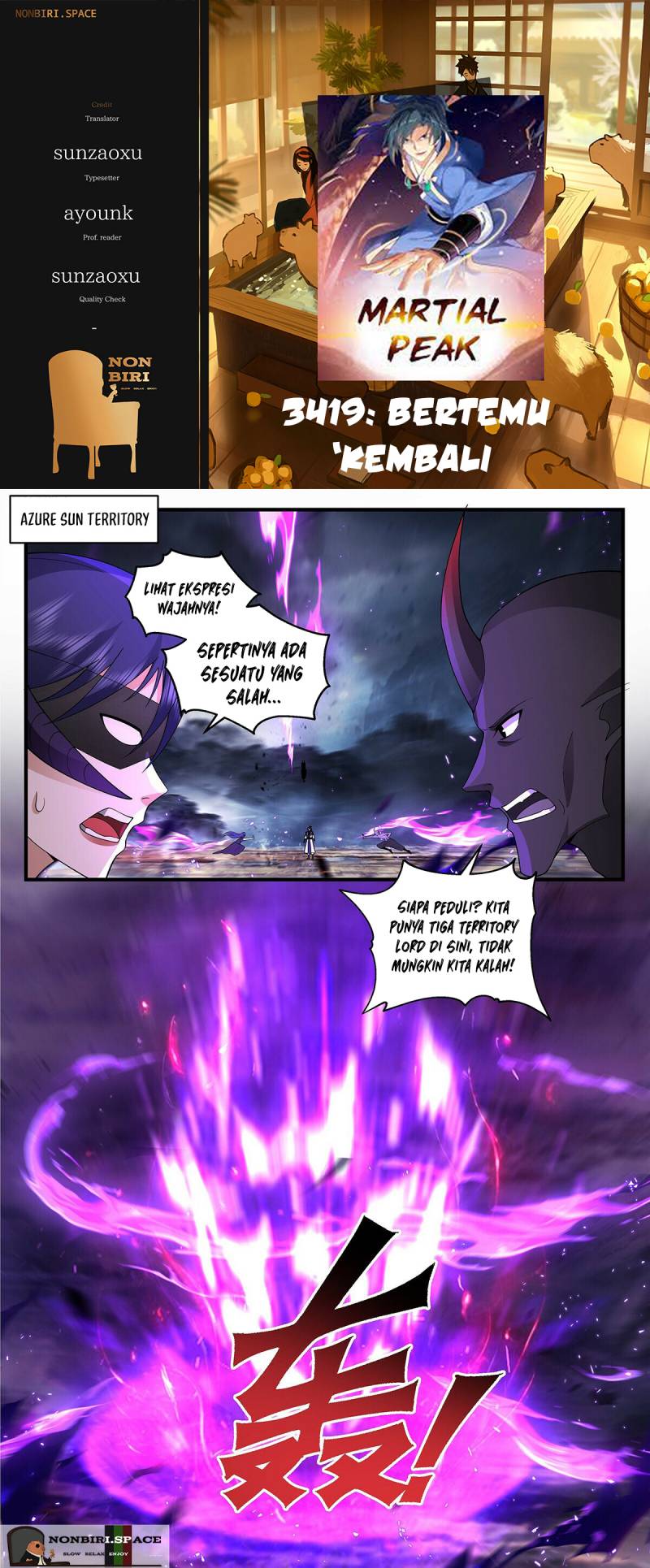 Halaman 1 dari Martial Peak Chapter 3419