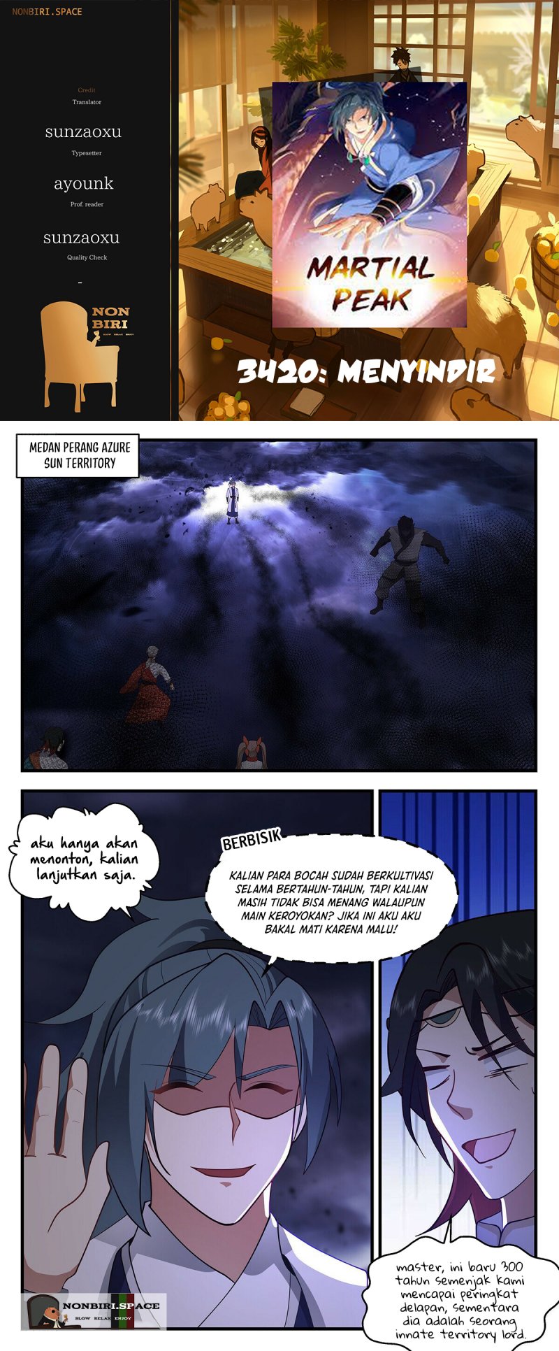 Halaman 1 dari Martial Peak Chapter 3420
