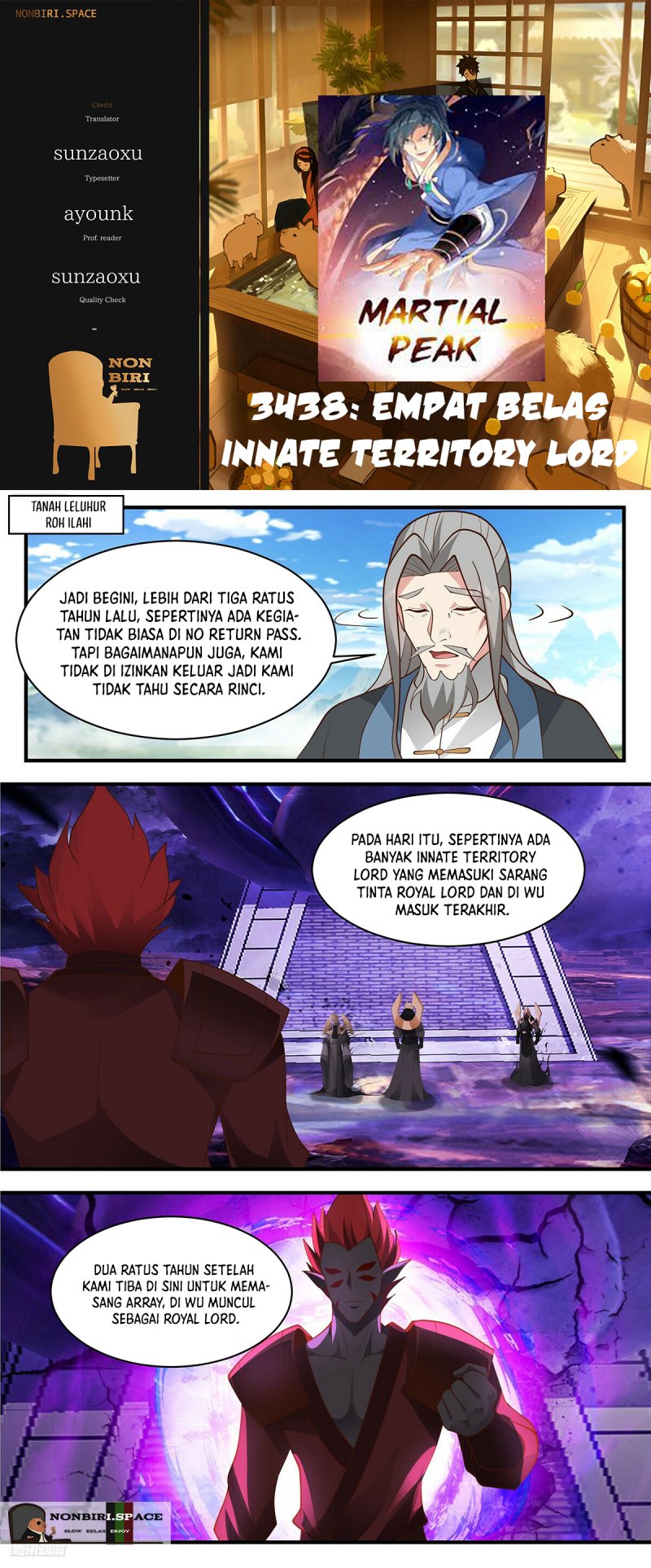 Halaman 1 dari Martial Peak Chapter 3438