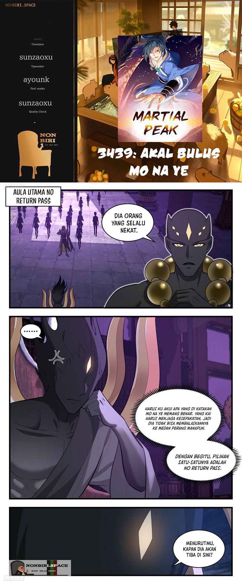 Halaman 1 dari Martial Peak Chapter 3439