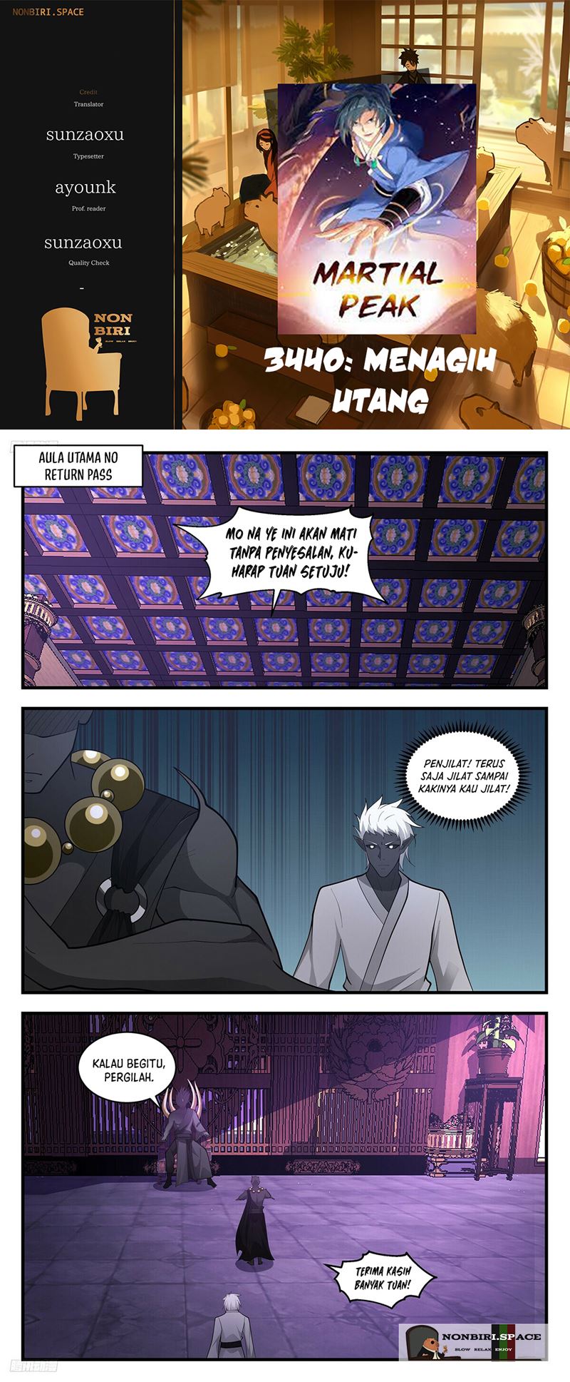 Halaman 1 dari Martial Peak Chapter 3440