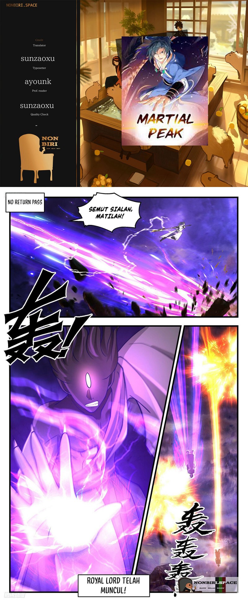 Halaman 1 dari Martial Peak Chapter 3443