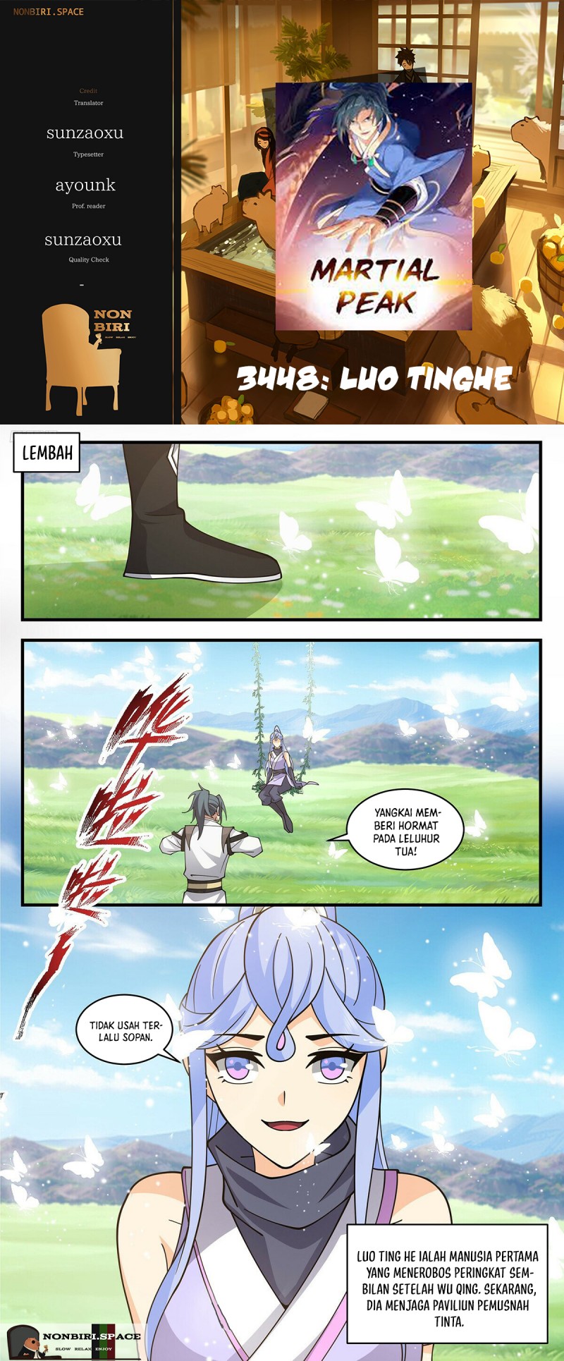 Halaman 1 dari Martial Peak Chapter 3448