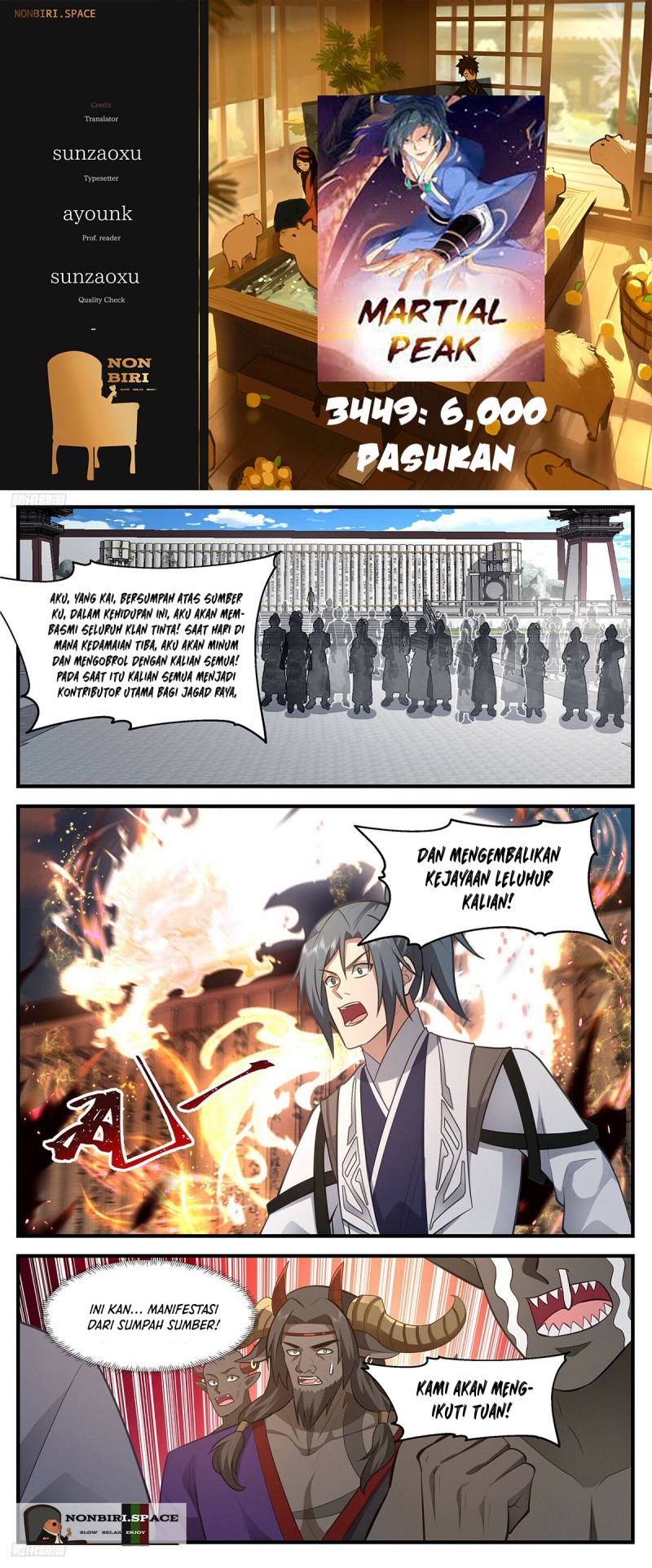 Halaman 1 dari Martial Peak Chapter 3449