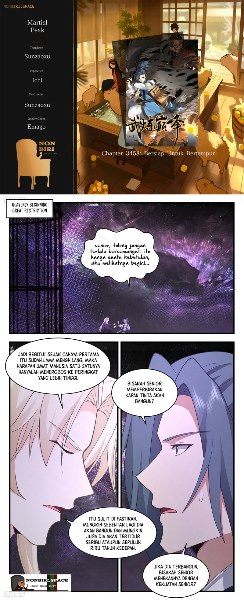 Halaman 1 dari Martial Peak Chapter 3458