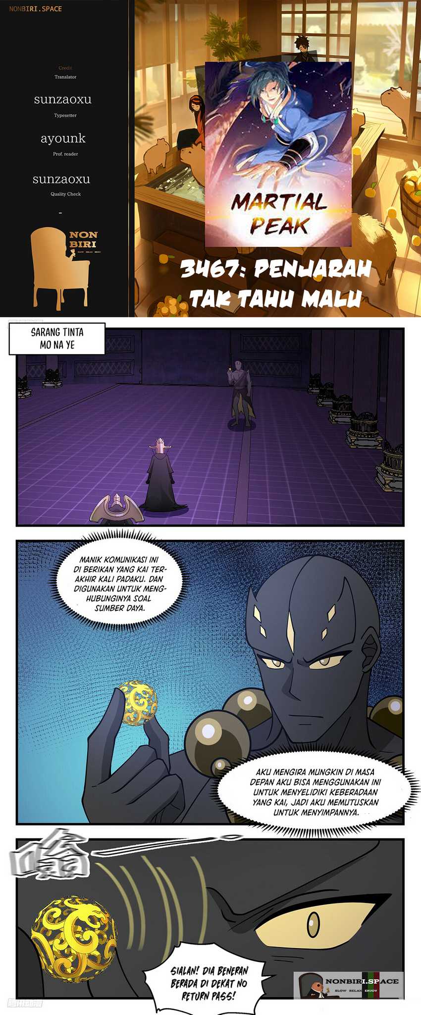 Halaman 1 dari Martial Peak Chapter 3467