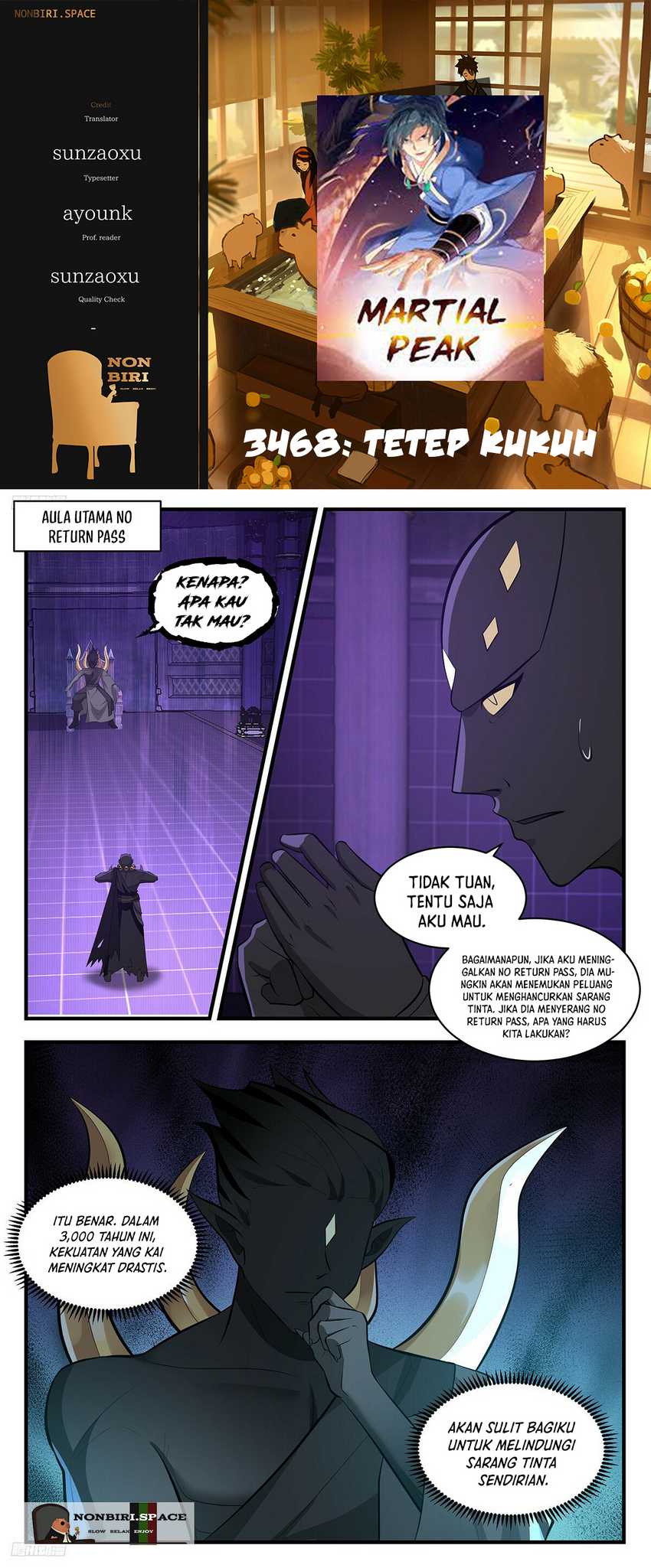 Halaman 1 dari Martial Peak Chapter 3468