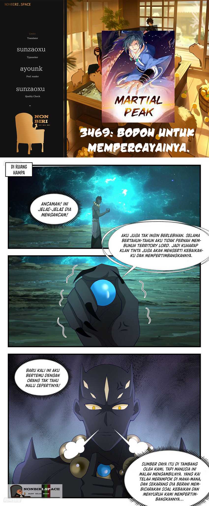 Halaman 1 dari Martial Peak Chapter 3469