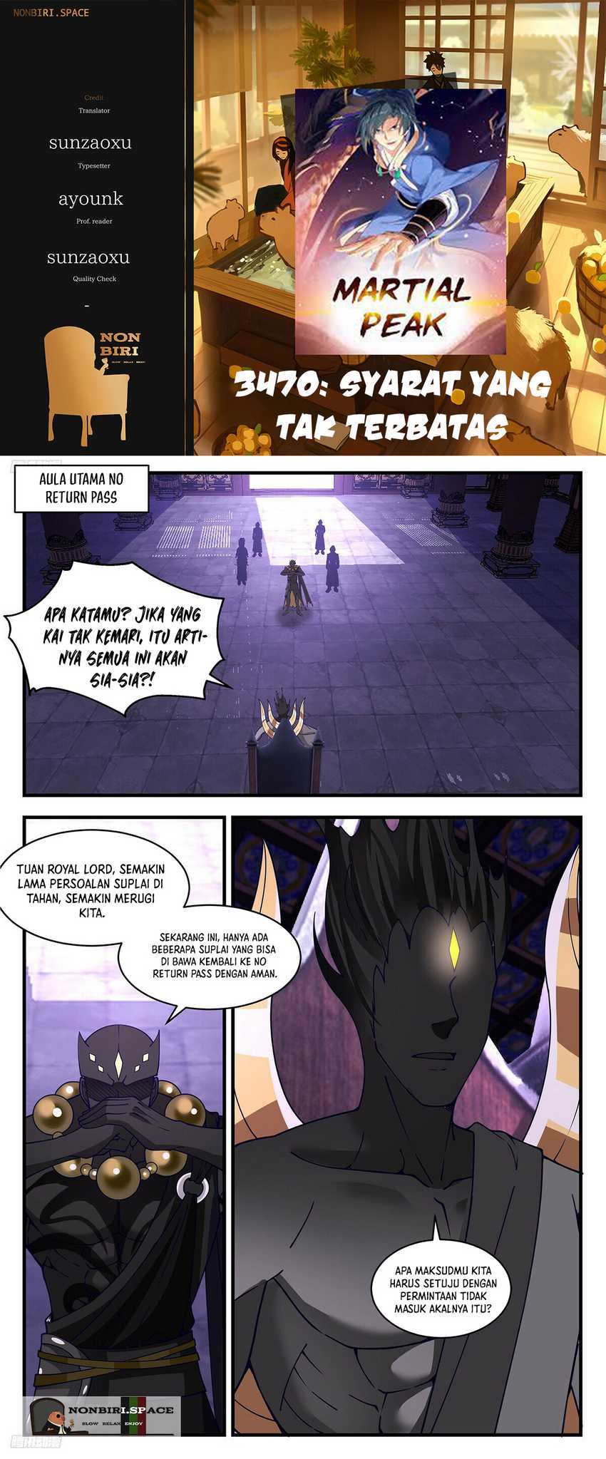 Halaman 1 dari Martial Peak Chapter 3470