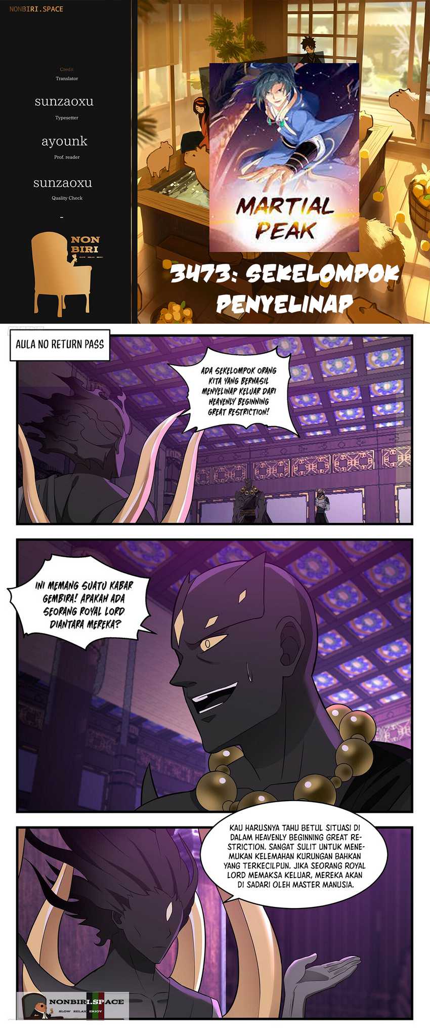 Halaman 1 dari Martial Peak Chapter 3473