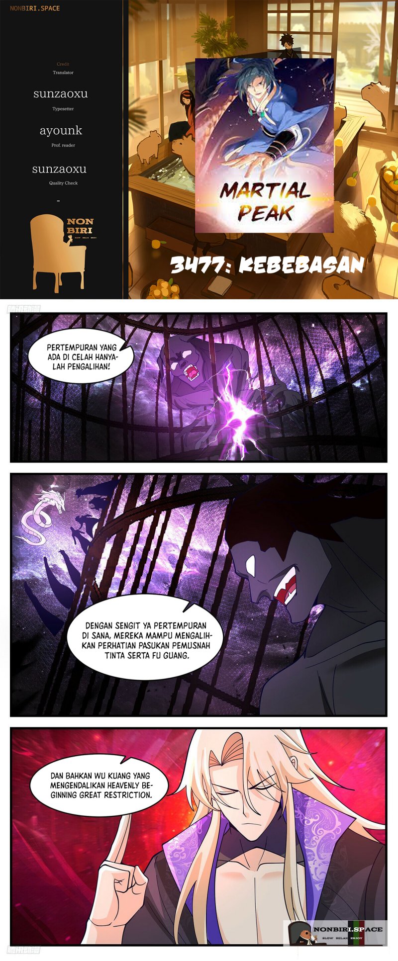 Halaman 1 dari Martial Peak Chapter 3477